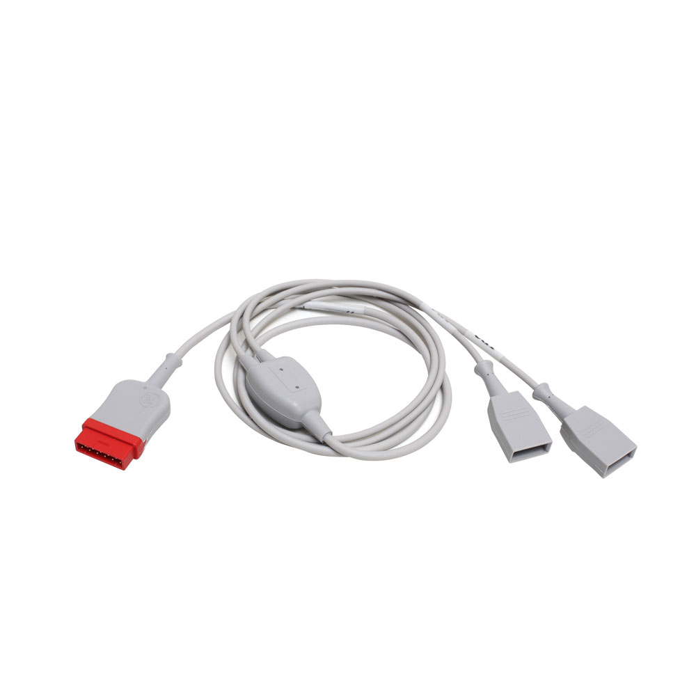 IBP Cable, Utah/Biotrans, Dual, 1.2 m/4 ft. IBP Cable, Utah/Biotrans, Dual, 1.2 m/4 ft.