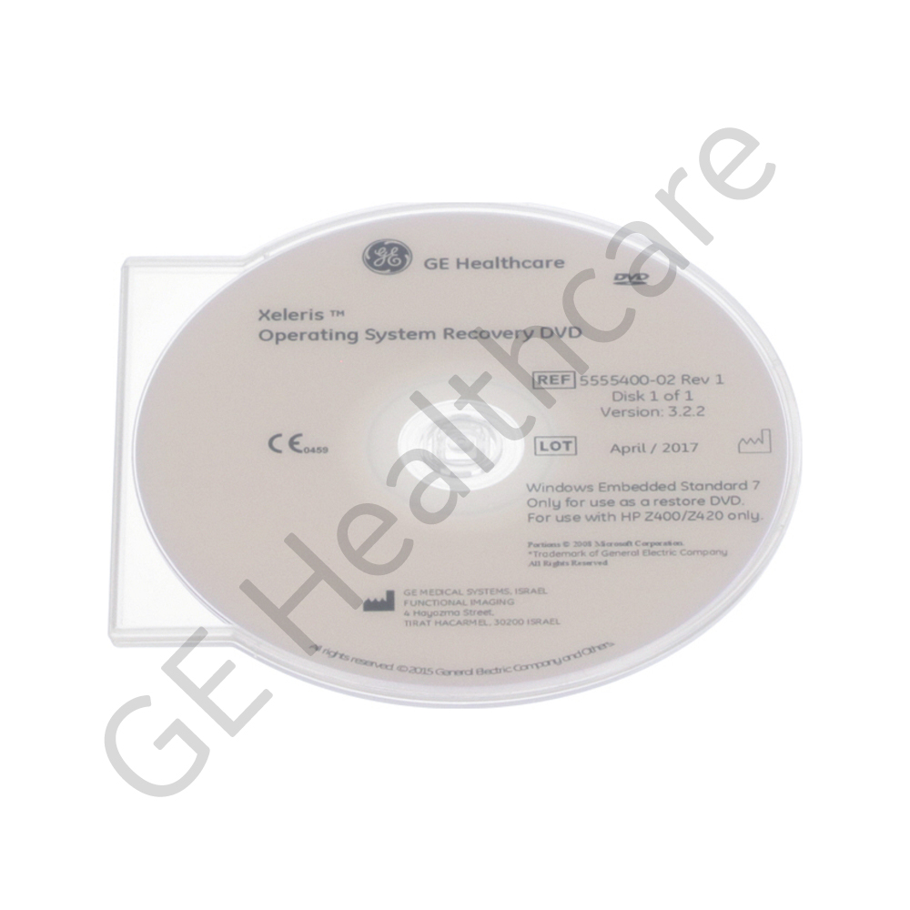 Xeleris Operating System (OS) Recovery for Embedded Xeleris Operating System (OS) Recovery for Embedded