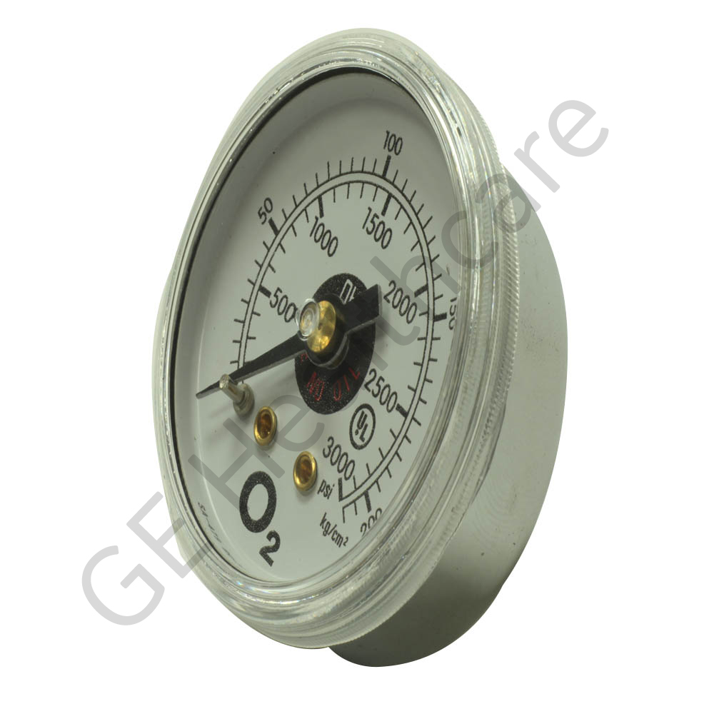 Oxygen Gauge 3000Ibs (210kg/cm2) Oxygen Gauge 3000Ibs (210kg/cm2)